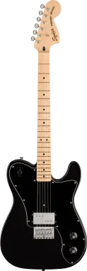 Squier Paranormal Esquire Deluxe, Maple Fingerboard, Black Pickguard, Metallic Black