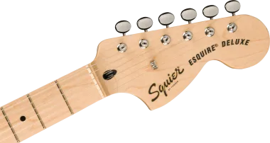 Squier Paranormal Esquire Deluxe, Maple Fingerboard, Black Pickguard, Metallic Black