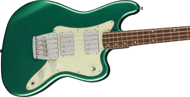 Squier Paranormal Rascal Bass HH, Laurel Fingerboard, Mint Pickguard, Sherwood Green
