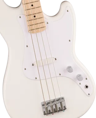 Squier Sonic Bronco Bass MN Arctic White elektromos basszusgitár