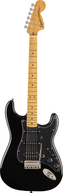Squier Classic Vibe '70s Stratocaster HSS, javorový hmatník, černá
