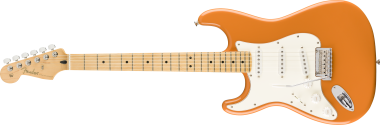 Fender Elektrická kytara Player Stratocaster MN, Capri Orange, levá ruka