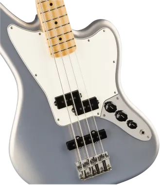 Fender Player Jaguar Bass, Maple Fingerboard, Silver