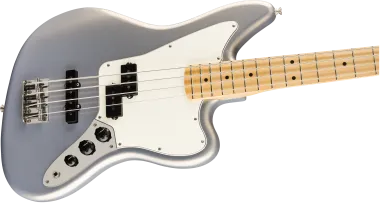 Fender Player Jaguar Bass, Maple Fingerboard, Silver