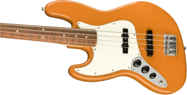 Fender Player Jazz Bass Left-Handed, Pau Ferro Fingerboard, Capri Orange