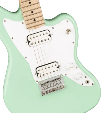 Squier Mini Jazzmaster HH, Maple Fingerboard, Surf Green