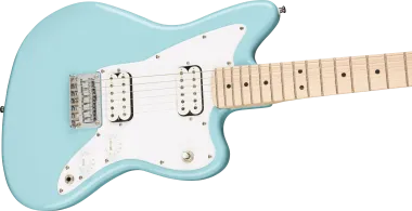Squier Mini Jazzmaster HH, Maple Fingerboard, Daphne Blue