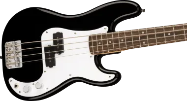 Squier Mini Precision Bass, Laurel Fingerboard, Black