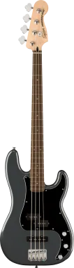 Squier Affinity Series Precision Bass PJ, Laurel Fingerboard, Black Pickguard, Charcoal Frost Metall