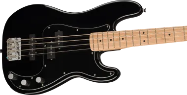 Squier Affinity Series Precision Bass PJ Pack, Maple Fingerboard, Black, Gig Bag, Rumble 15 - 230V E