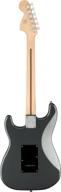 Squier Affinity Series Stratocaster HH, Laurel Fingerboard, Black Pickguard, Charcoal Frost Metallic