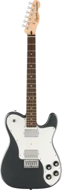 Squier Affinity Series Telecaster Deluxe, Laurel Fingerboard, White Pickguard, Charcoal Frost Metall