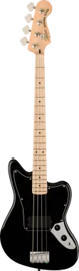 Squier Affinity Series Jaguar Bass H, Maple Fingerboard, Black Pickguard, Black