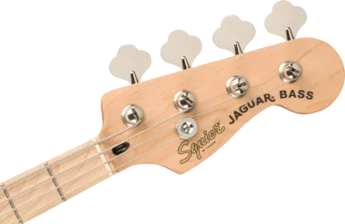 Squier Affinity Series Jaguar Bass H, Maple Fingerboard, Black Pickguard, Black