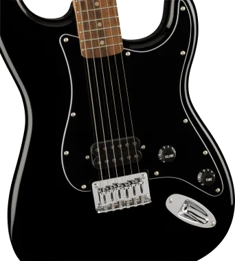 Squier FSR Affinity Series Stratocaster H HT, Laurel Fingerboard, Black Pickguard, Black