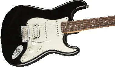 Fender Player Stratocaster HSS, Black elektromos gitár