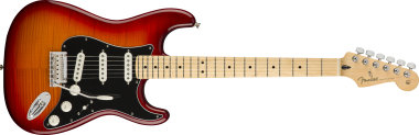 Fender elektrická kytara Player Stratocaster Plus Top MN Aged Cherry