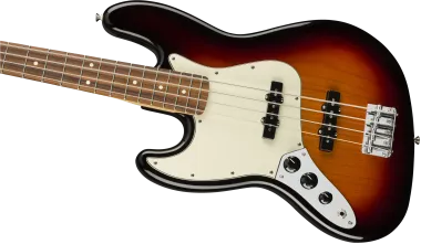 Fender Player Jazz Bass Left-Handed, Pau Ferro Fingerboard, 3-Color Sunburst
