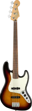 Fender Player Jazz Bass Fretless, Pau Ferro Fingerboard, 3-Color Sunburst