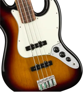 Fender Player Jazz Bass Fretless, Pau Ferro Fingerboard, 3-Color Sunburst