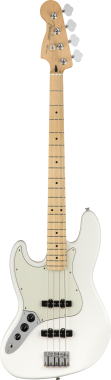 Fender Jazz Bass pro leváky, javorový hmatník, polární bílá