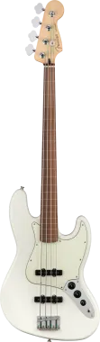 Fender Player Jazz Bass Fretless, Pau Ferro Fingerboard, Polar White