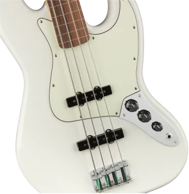 Fender Player Jazz Bass Fretless, Pau Ferro Fingerboard, Polar White
