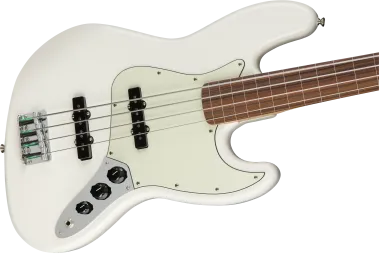 Fender Player Jazz Bass Fretless, Pau Ferro Fingerboard, Polar White