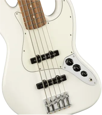 Fender Player Jazz Bass V, Pau Ferro Fingerboard, Polar White
