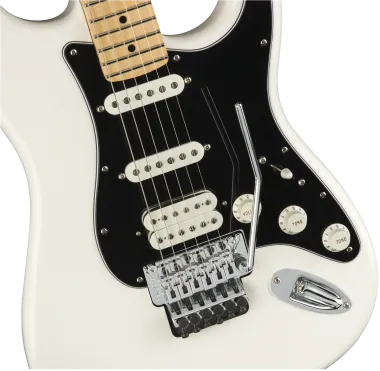 Fender Player Stratocaster Floyd Rose HSS MN Polar White elektromos gitá