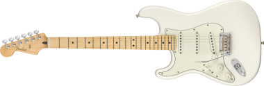 Fender Elektrická kytara Player Stratocaster MN, Polar White, levá