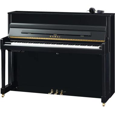 Kawai akustické pianino ATX4, hybridní systém, 88 kláves, 114 cm, lesklá černá