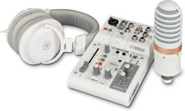 Yamaha AG03MK2 LSPK stúdiós hangrögzítő szett (fehér)