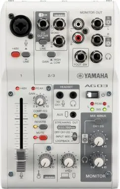 Yamaha AG03MK2 keverő (fehér)