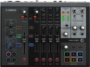 Yamaha Podcast mixážní pult, černý