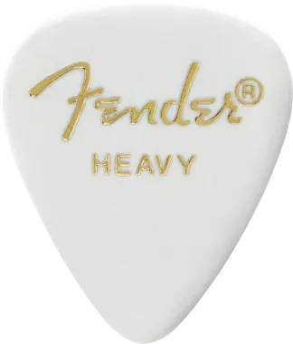 Fender White, 351 Shape, Heavy pengető szett (12 db)