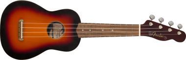 Fender soprán ukulele 2-barvový sluneční západ