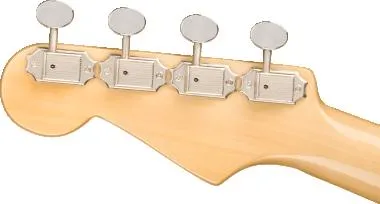 Fender Fullerton Strat® Uke, Walnut Fingerboard, White Pickguard Candy Apple Red ukulele