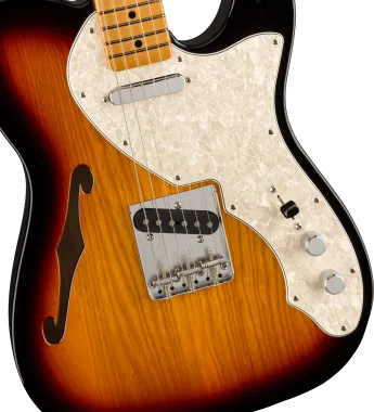 Fender Vintera® II \'60s Telecaster® Thinline, 3-Color Sunburst elektromos gitár
