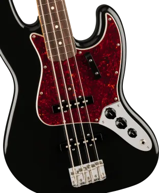 Fender Vintera® II \'60s Jazz Bass®, Black basszusgitár