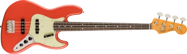 Fender Vintera® II \'60s Jazz Bass®, Fiesta Red elektromos gitár
