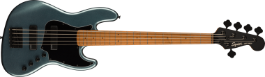 Squier Contemporary Active Jazz Bass HH V, 5strunná, Gunmetal Met