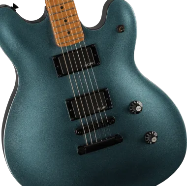 Squier Contemporary Active Starcaster, Gunmetal Metallic elektromos gitár