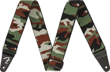 Fender WeighLess™ Camo heveder, Woodland, 2\
