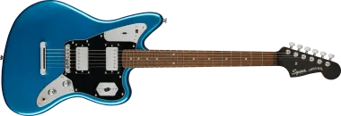 Squier FSR Contemporary Jaguar® HH ST, Black Pickguard, Lake Placid Blue elektromos gitár