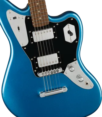 Squier FSR Contemporary Jaguar® HH ST, Black Pickguard, Lake Placid Blue elektromos gitár