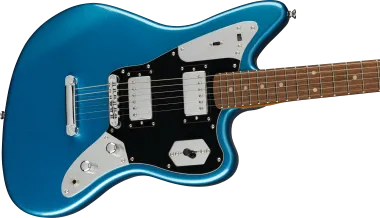 Squier FSR Contemporary Jaguar® HH ST, Black Pickguard, Lake Placid Blue elektromos gitár