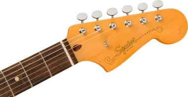 Squier J Mascis Jazzmaster, Gold Anodized Pickguard, Vintage White elektromos gitár