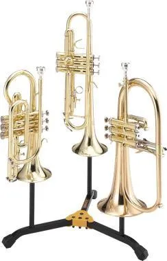 Hercules DS513BB Állvány 3 hangszer részére (trombita, cornett és kürt) + tok