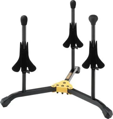 Hercules DS513BB Állvány 3 hangszer részére (trombita, cornett és kürt) + tok